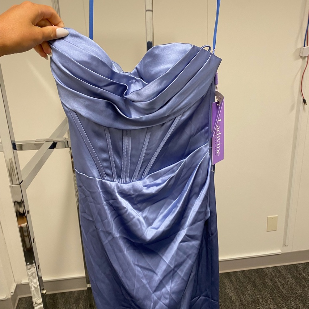 Cinderella Satin Ladivine Prom Gown